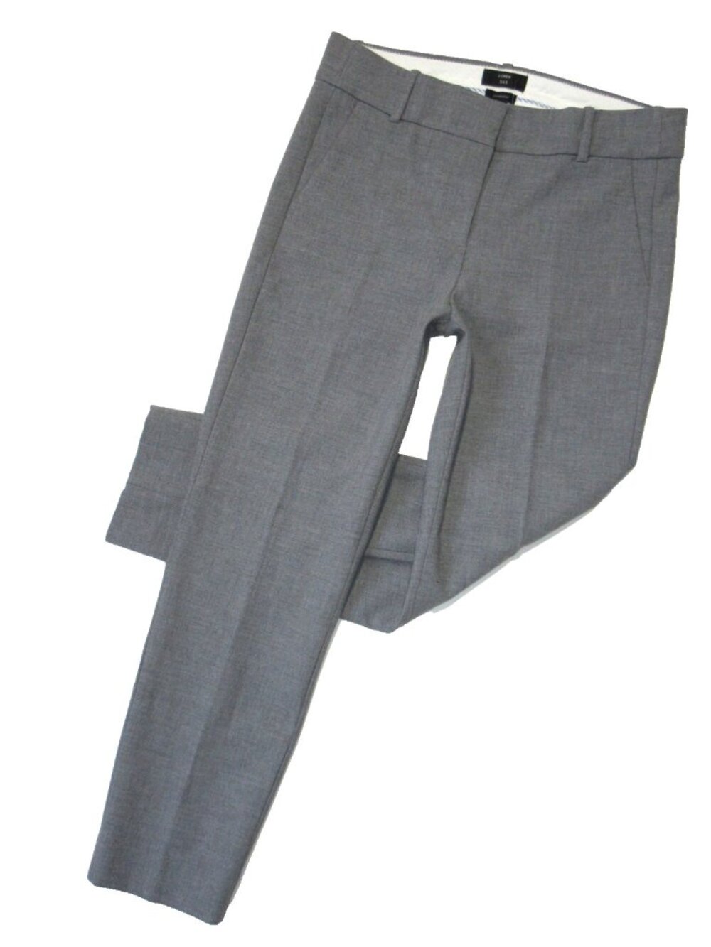 NWT J.Crew Slim Crop Cameron in Heather Graphite Four Season Stretch Pants 8
